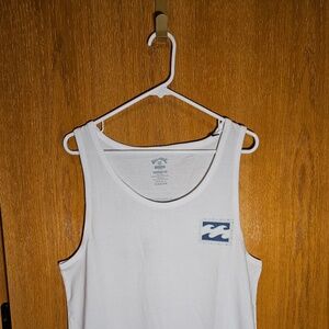 Billabong Tank Top Shirt - Crayon Men's Size M White NWT 🌴
